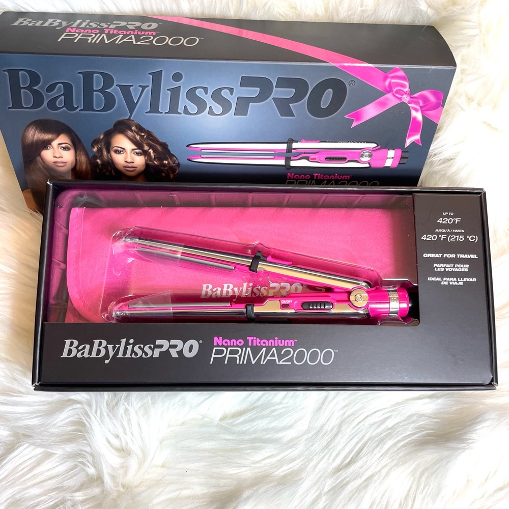 BaBylissPRO® Nano Titanium™ Prima2000 3/4" Stainless Steel Mini Iron